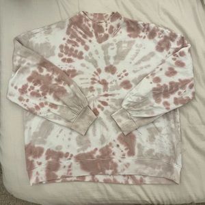 Tie-Dye Mockneck Sweatshirt